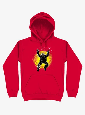 Astronaut Lost The Space Red Hoodie