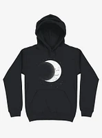 Slide Moon Space Show Black Hoodie