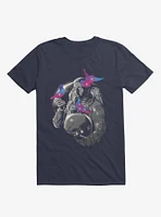 Astronaut A Touch Of Whimsy Navy Blue T-Shirt