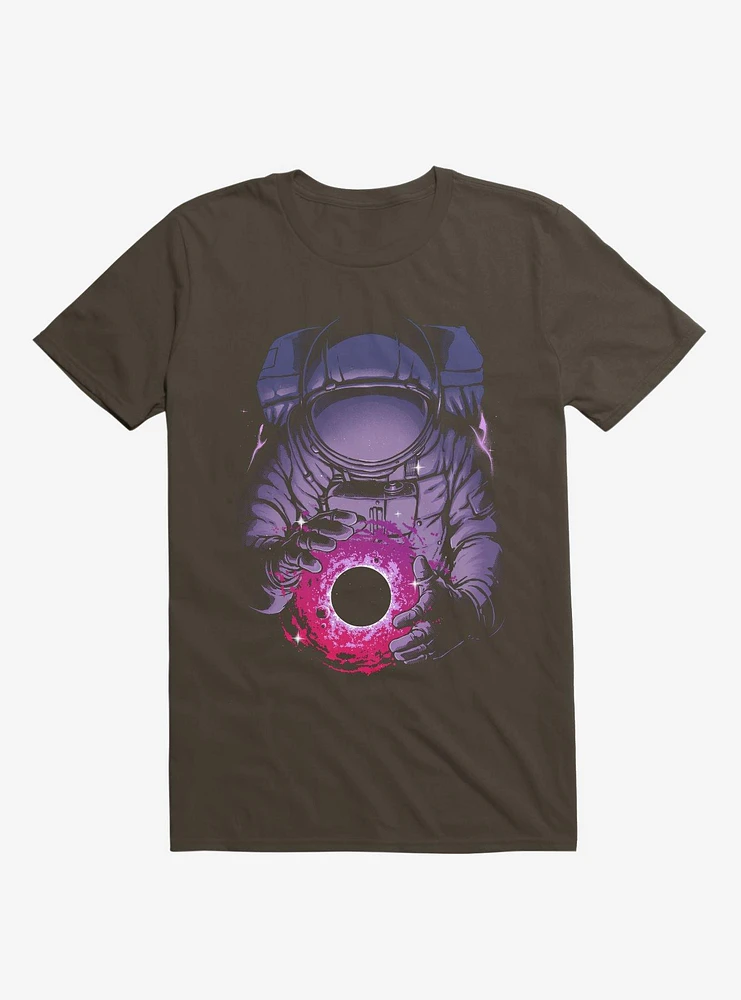 Astronaut Deep Space Brown T-Shirt