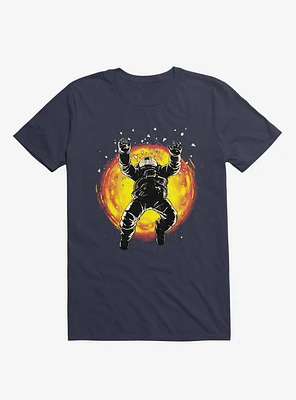 Astronaut Lost The Space Navy Blue T-Shirt