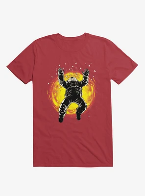 Astronaut Lost The Space Red T-Shirt