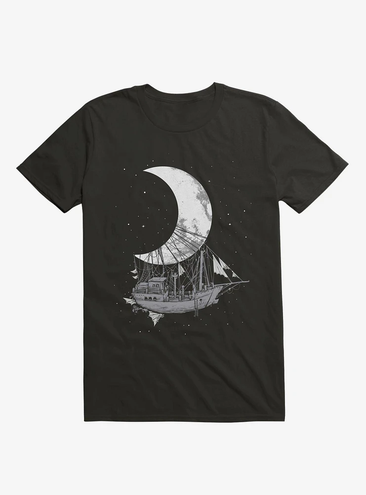 Ship Capturing Moon T-Shirt
