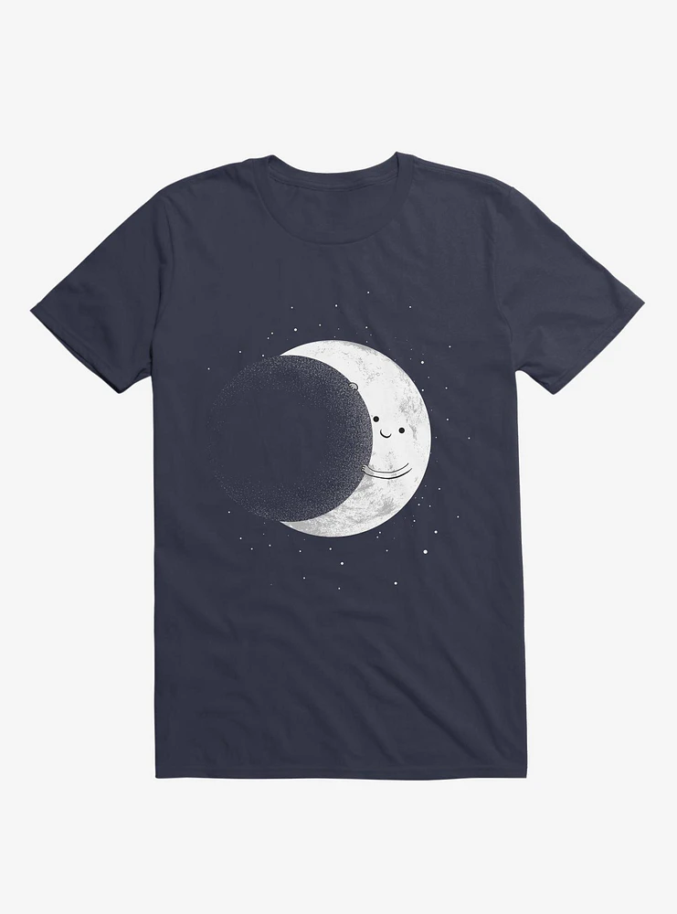 Slide Moon Space Show Navy Blue T-Shirt