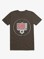 Bad Connection Trance T.V. Brown T-Shirt