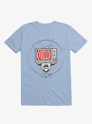 Bad Connection Trance T.V. Light Blue T-Shirt