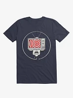 Bad Connection Trance T.V. Navy Blue T-Shirt