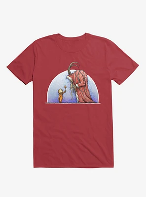 Holiday Horrors Meet Krampus Red T-Shirt