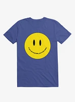 You're Too Close Smile Face Royal Blue T-Shirt