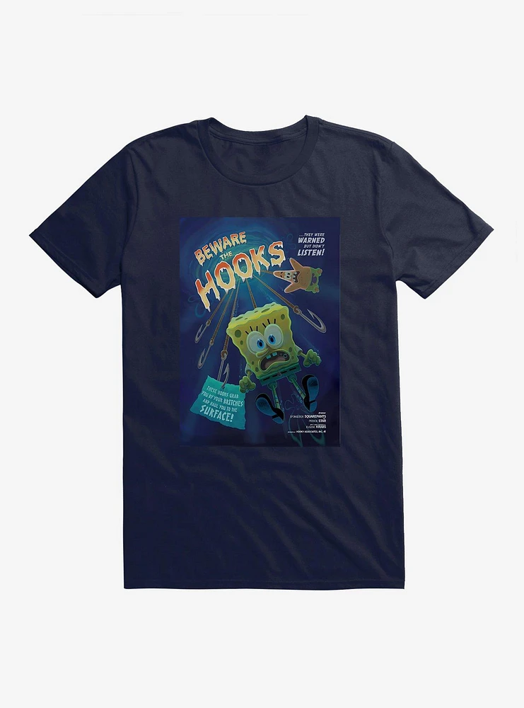 SpongeBob SquarePants Beware The Hooks T-Shirt
