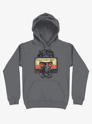 Awesome 80's Mixtape Charcoal Grey Hoodie