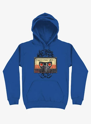 Awesome 80's Mixtape Royal Blue Hoodie