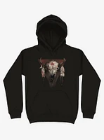 Tatanka Bison Head Black Hoodie