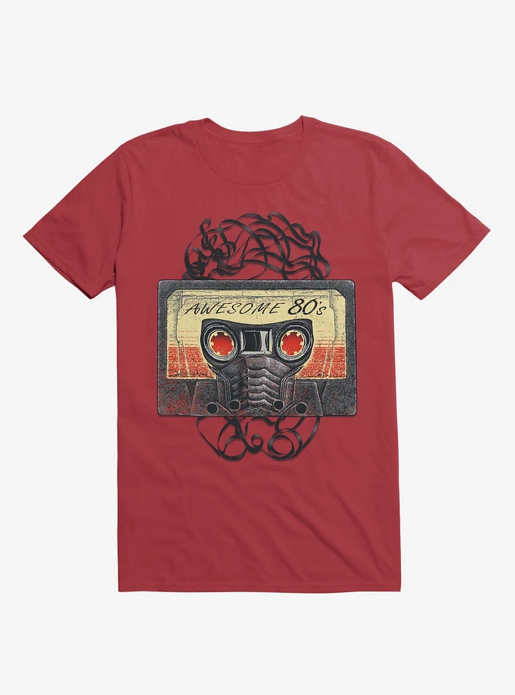 Awesome 80's Mixtape Red T-Shirt