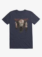 Tatanka Bison Head Navy Blue T-Shirt