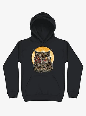Zombie Blood Owl Black Hoodie