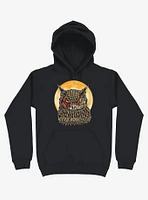 Zombie Blood Owl Black Hoodie