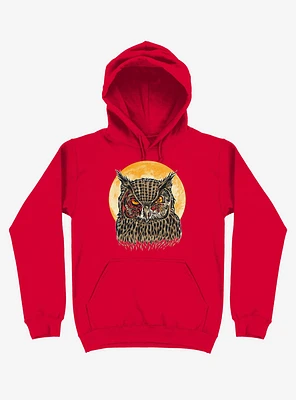 Zombie Blood Owl Red Hoodie