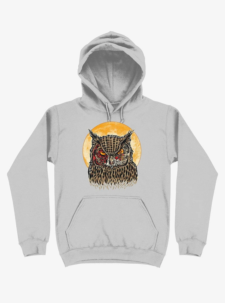 Zombie Blood Owl Sport Grey Hoodie