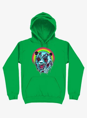 Zombie Blood Rainbow Panda Irish Green Hoodie