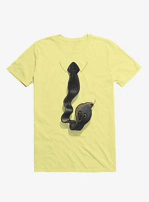 Cobra Tie Corn Silk Yellow T-Shirt