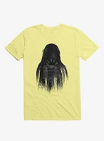 Long Horror Haunted House Hair Corn Silk Yellow T-Shirt