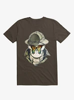 Rorschach Butterfly - 5G Brown T-Shirt