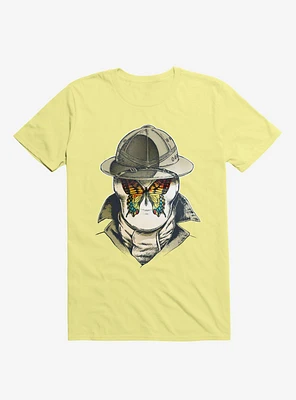 Rorschach Butterfly - 5G Corn Silk Yellow T-Shirt