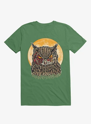 Zombie Blood Owl Irish Green T-Shirt