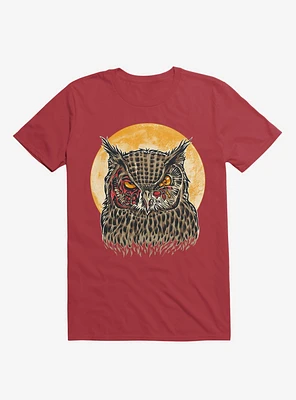 Zombie Blood Owl Red T-Shirt
