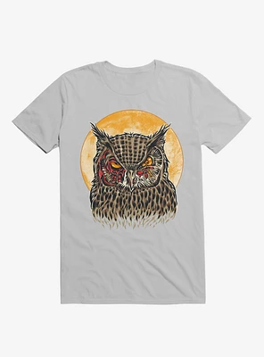Zombie Blood Owl Ice Grey T-Shirt