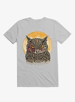 Zombie Blood Owl Ice Grey T-Shirt