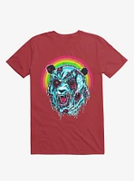 Zombie Blood Rainbow Panda Red T-Shirt