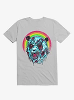 Zombie Blood Rainbow Panda Ice Grey T-Shirt