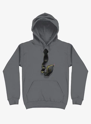 Cobra Tie Charcoal Grey Hoodie
