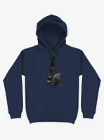 Cobra Tie Navy Blue Hoodie