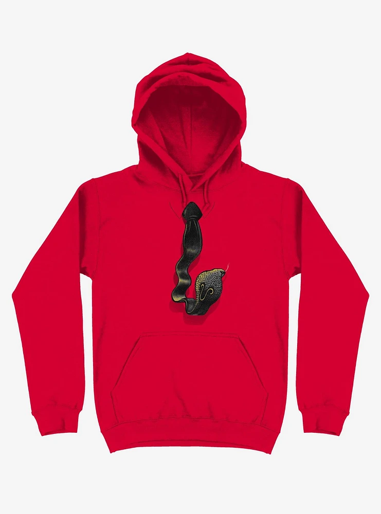 Cobra Tie Red Hoodie