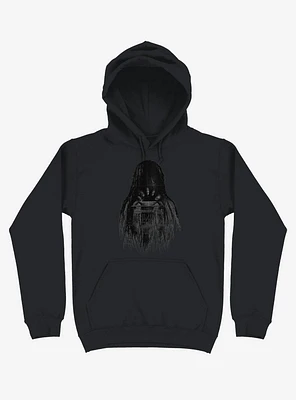 Long Horror Haunted House Hair Black Hoodie