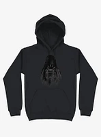 Long Horror Haunted House Hair Black Hoodie