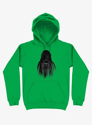 Long Horror Haunted House Hair Irish Green Hoodie