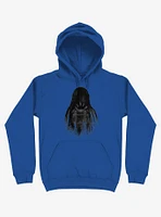 Long Horror Haunted House Hair Royal Blue Hoodie