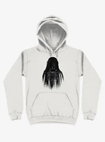 Long Horror Haunted House Hair White Hoodie