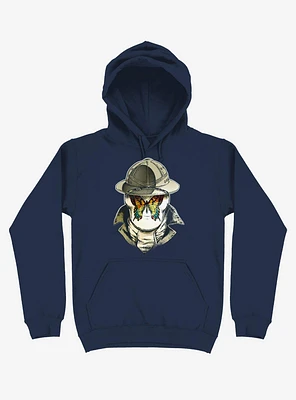 Rorschach Butterfly - 5G Navy Blue Hoodie