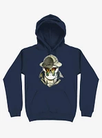 Rorschach Butterfly - 5G Navy Blue Hoodie