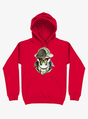Rorschach Butterfly - 5G Red Hoodie