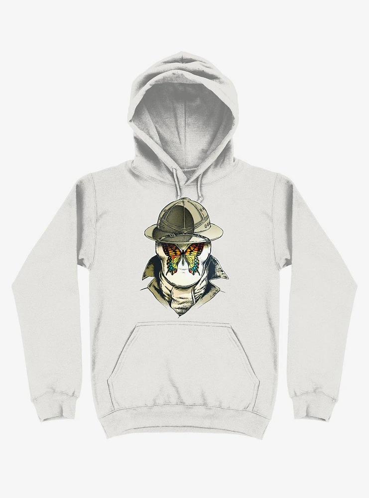 Rorschach Butterfly - 5G White Hoodie
