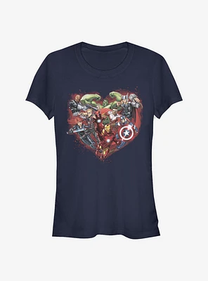 Marvel Avengers Avenger Heart Girls T-Shirt