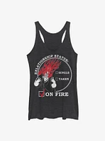 Disney Hercules Relationship On Fire Girls Tank