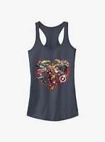 Marvel Avengers Avenger Heart Girls Tank