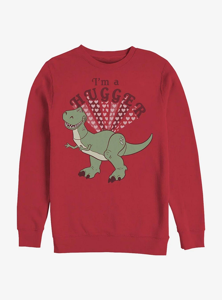 Disney Pixar Toy Story Hugger Rex Crew Sweatshirt